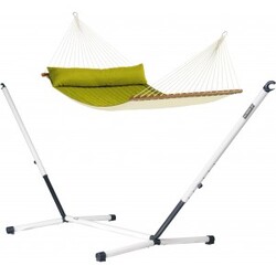 Alabama Avocado - Kingsize-hængekøje Med Tværpind Og Pulverlakeret Stål- Stativ