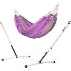 Flora Blossom - Klassisk Kingsize-hængekøje Med Pulverlakeret Stål- Stativ