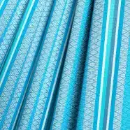 LA SIESTA Fiji Organic Azure Hængestol Comfort Size med Stativ - Hængekøje