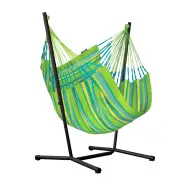 LA SIESTA Fiji Outdoor Hængestol Outdoor med stativ i galvaniseret stål - Lime - Hængekøje